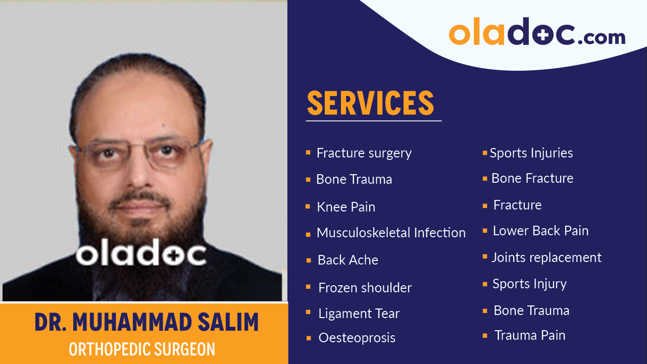 Services  provided by Dr. Muhammad Salim